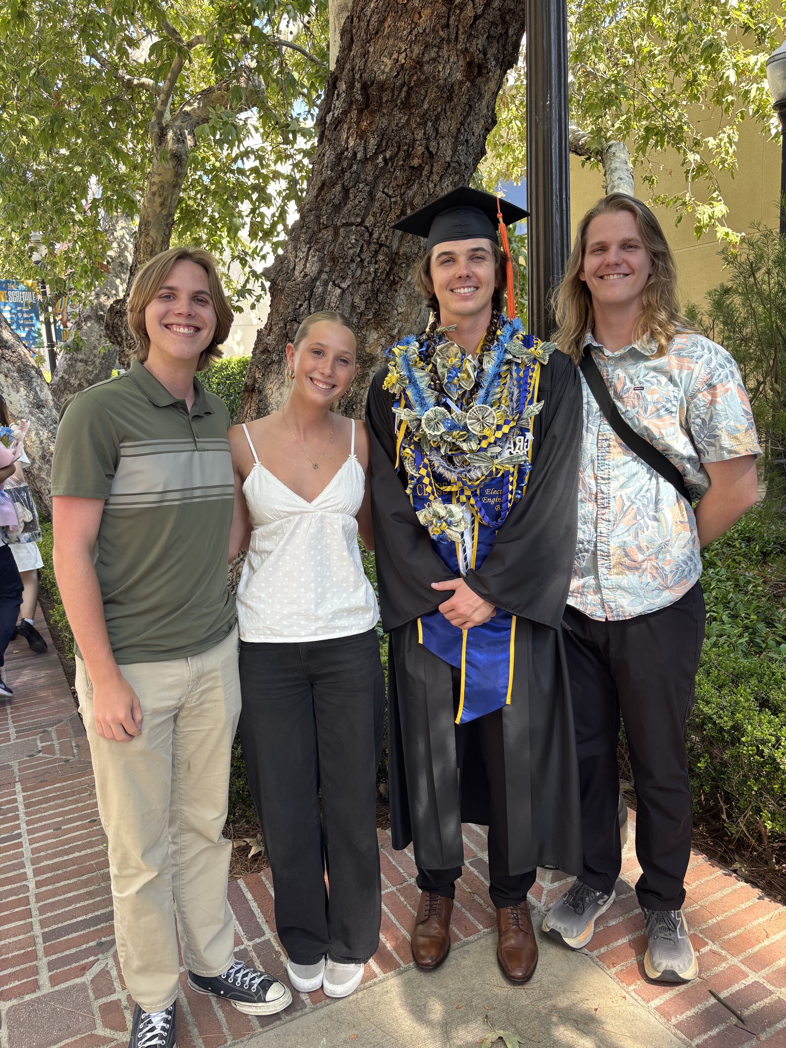 Me and my siblings after my graduation