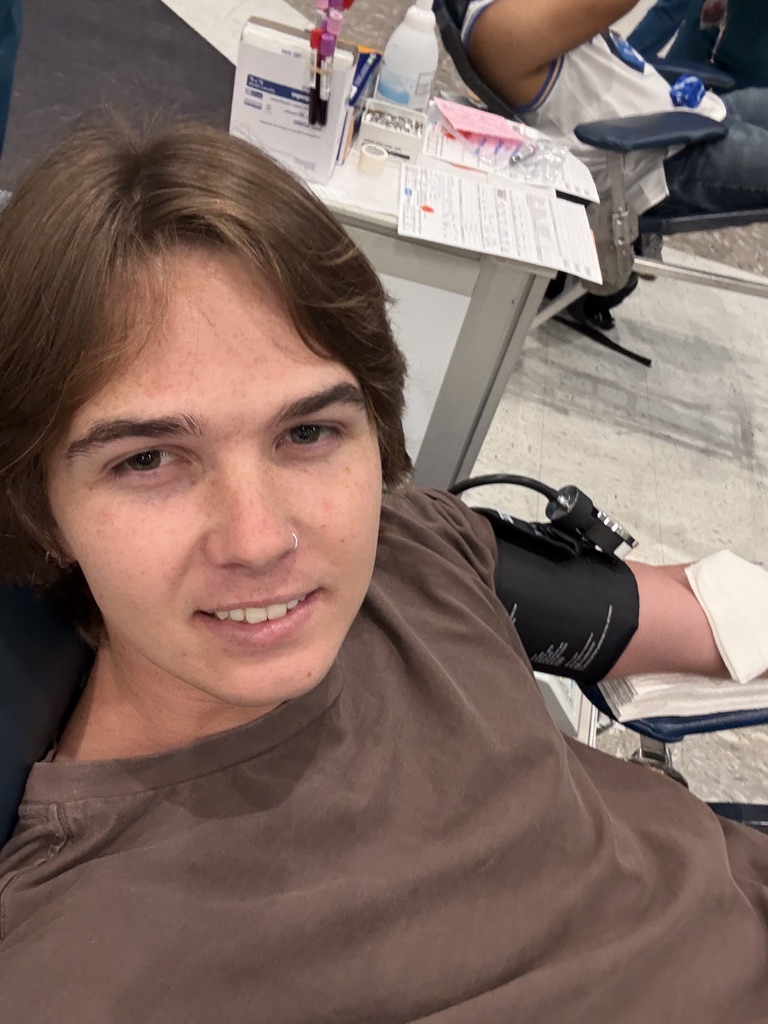 Me giving blood