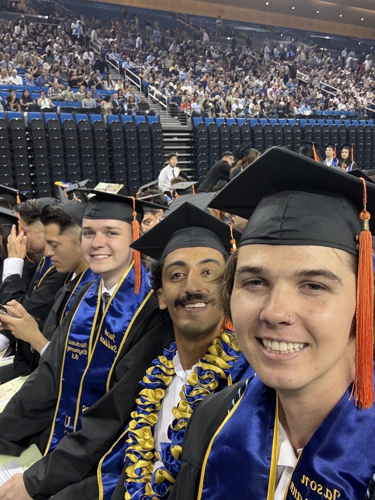 Me and my friends during graduation